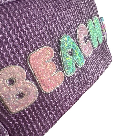 OMG ACCESSORIES "BEACH" STRAW POUC - Picture 2 of 6